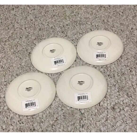 Set Of 4 Espresso Spode Cups With 4 Matching Saucers… Christmas Edition‎ - Picture 3 of 4